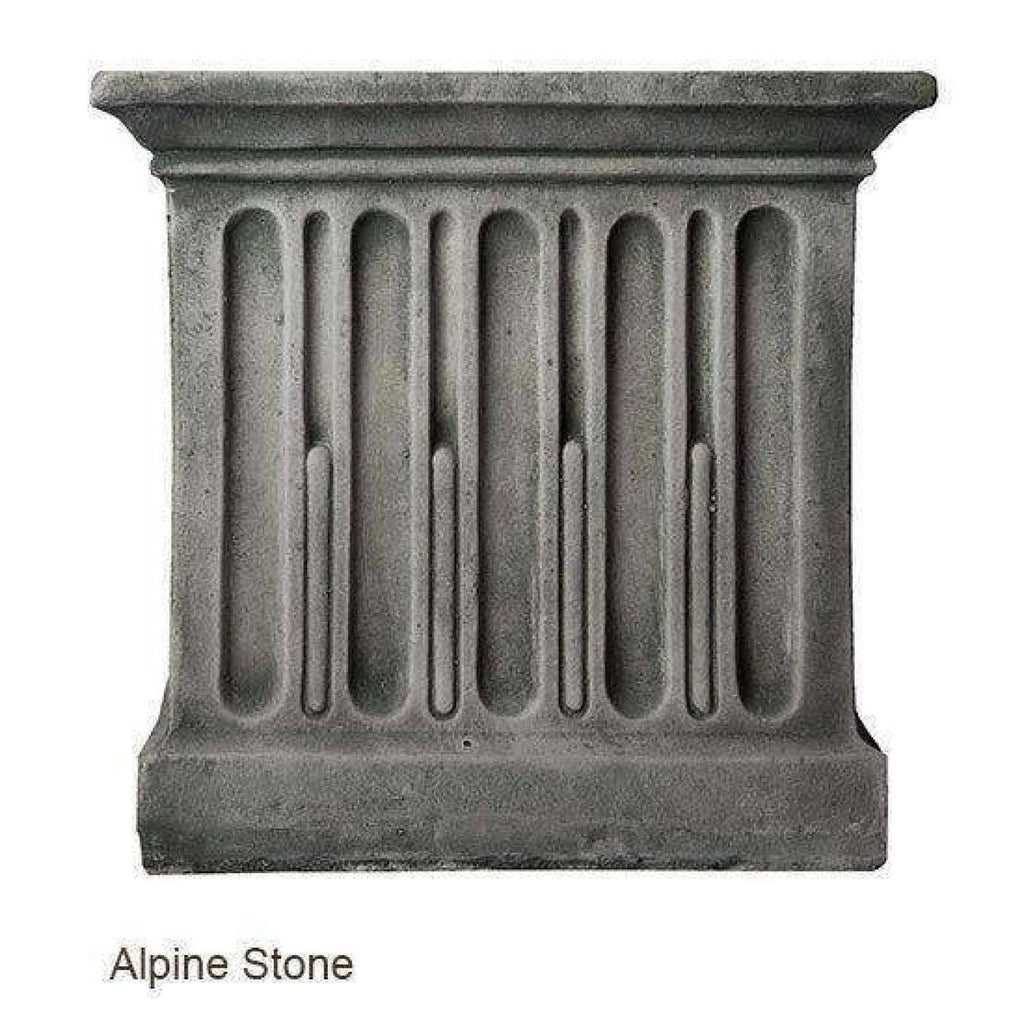 Alpine Stone Curved Leaf Bench M800