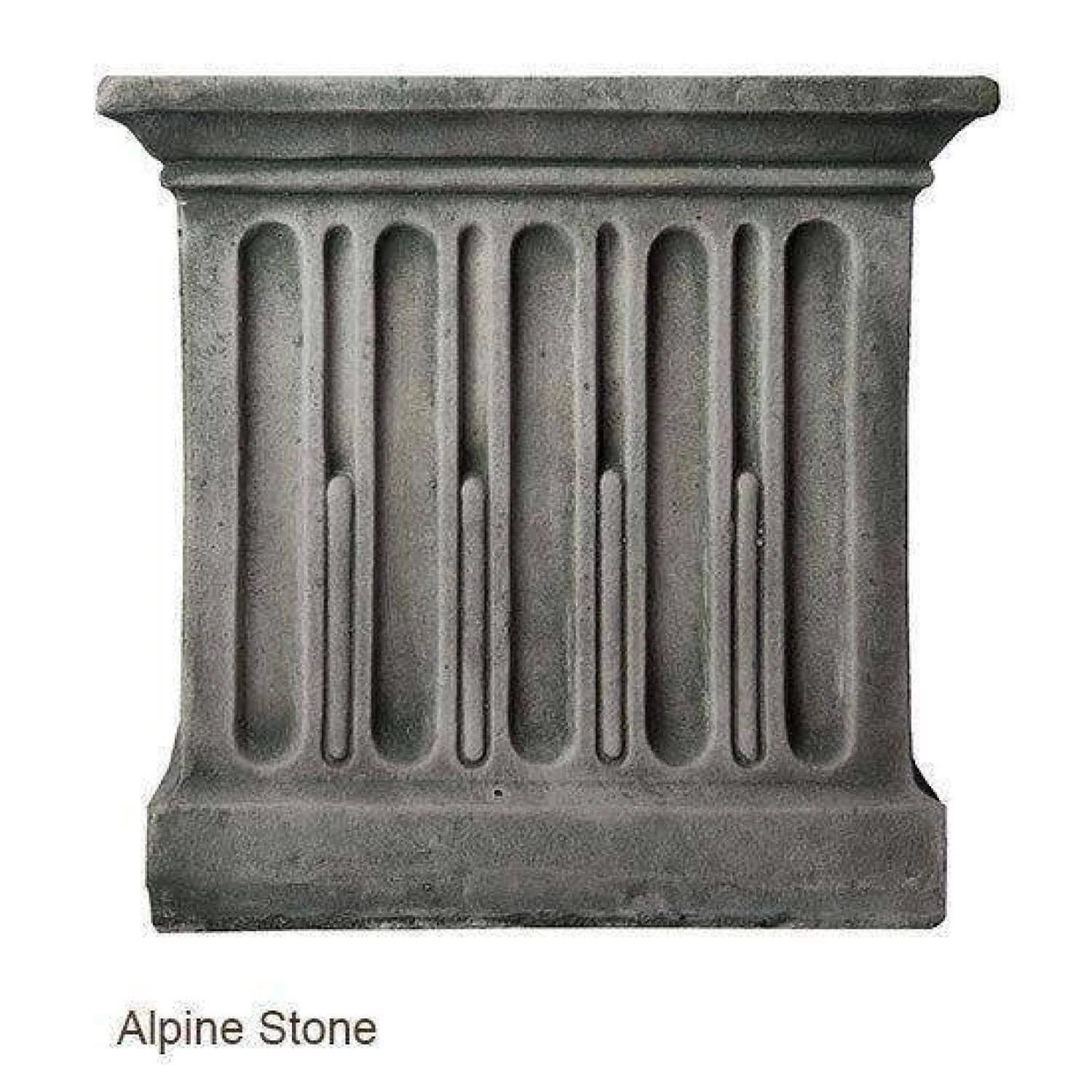 Alpine Stone Curved Leaf Bench M800