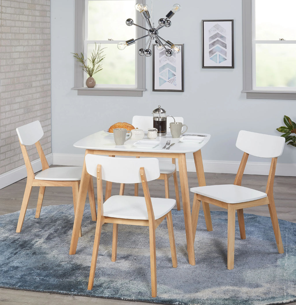 White/Natural Dining Table S410989