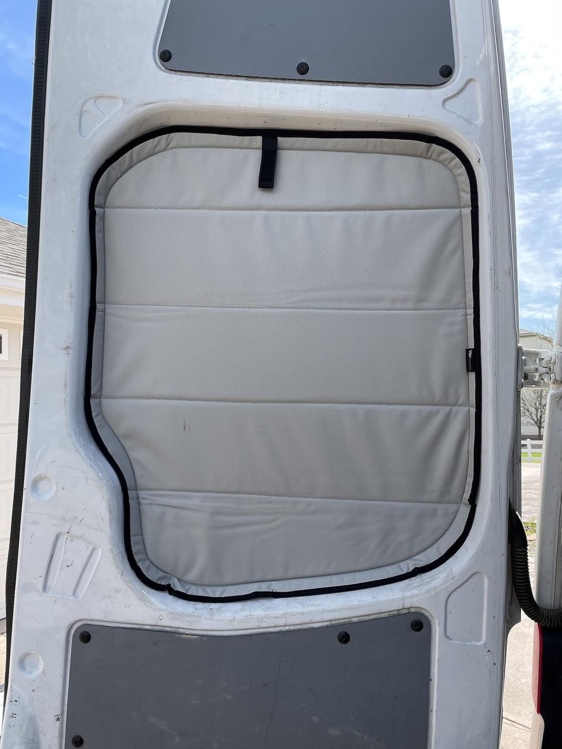 Insulated Rear Door Covers Pair Cool Gray Z9439