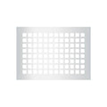 12x22 x 8x22 Silver Floor Grille B91891