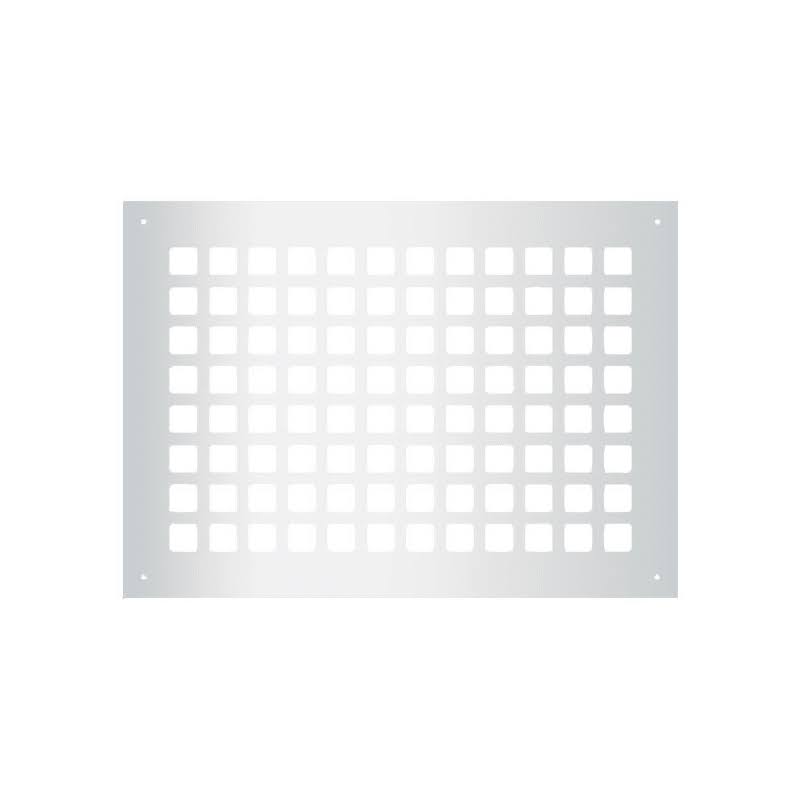 12x22 x 8x22 Silver Floor Grille B91891