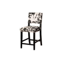Black Cow Print Counter Stool F545550