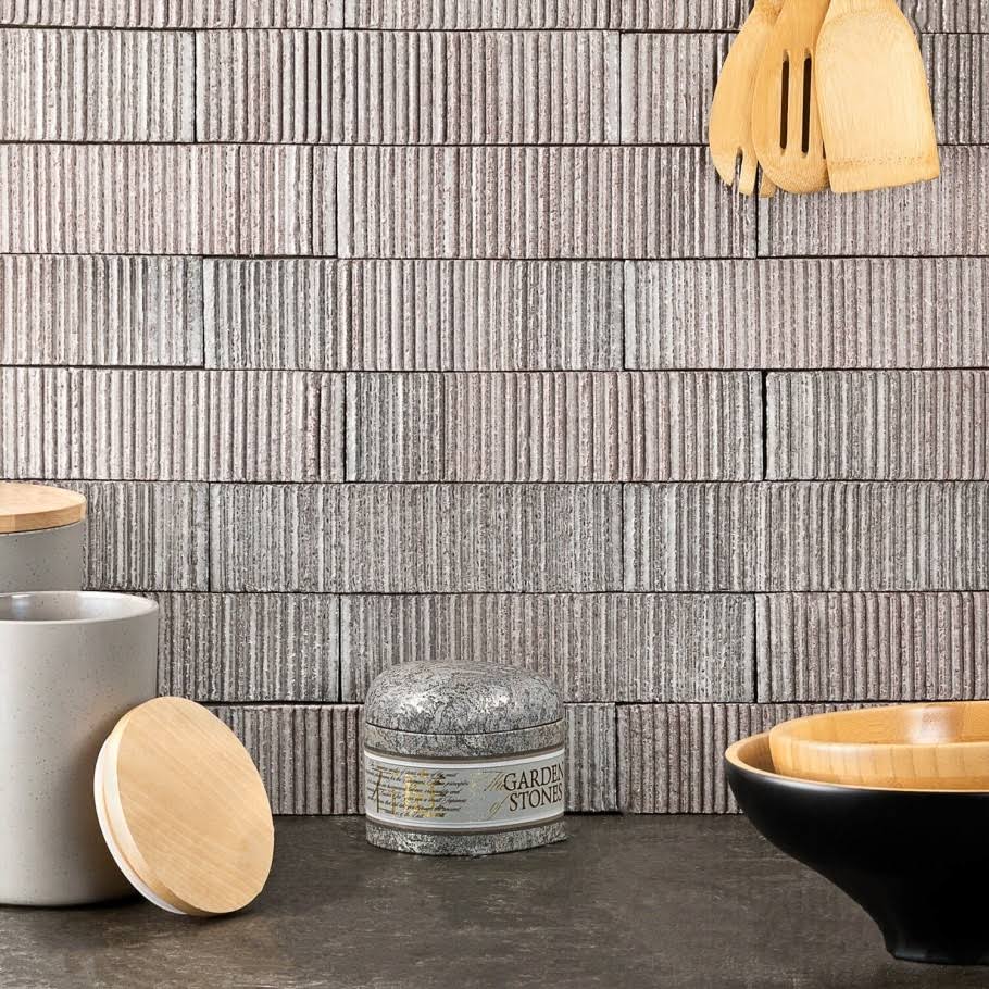 Light Gray Glazed Clay Subway Wall Tile, 30 Pieces 4.30 Square Feet/Case T8332