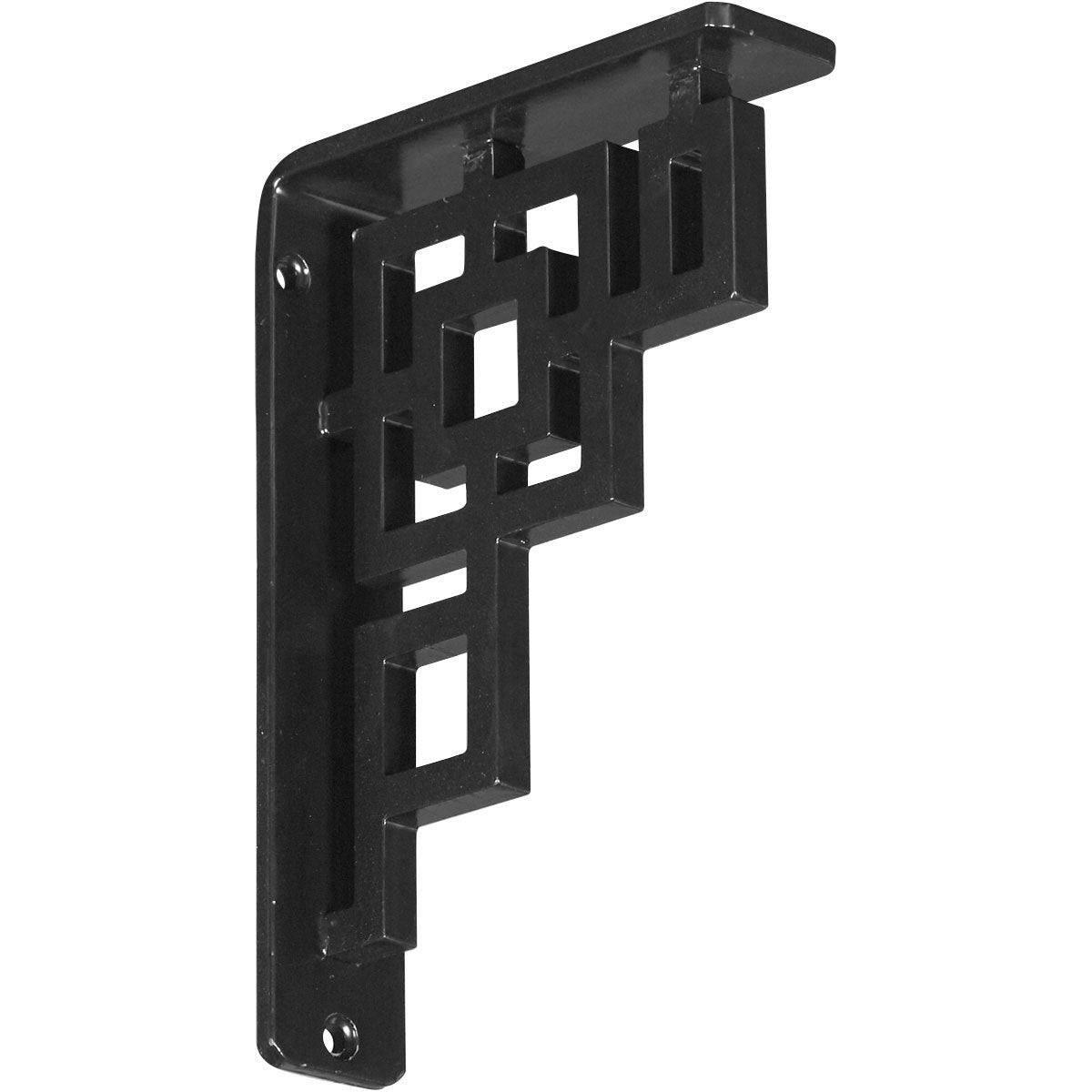 Wrought Iron Bracket Antiqued Copper W323