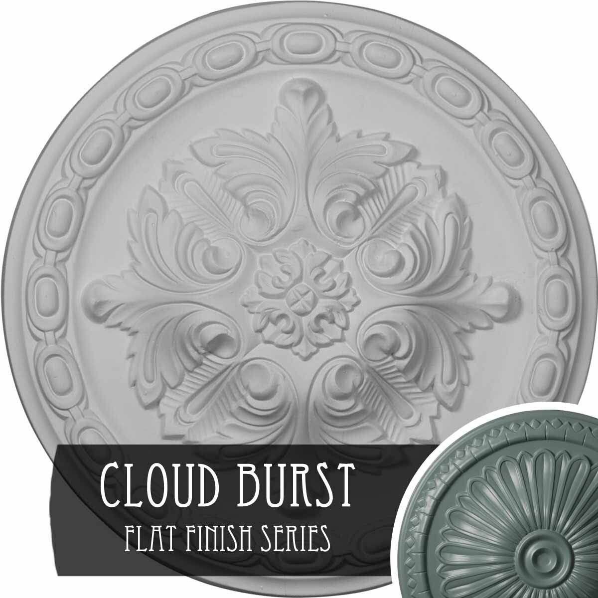 11 3/8x22OD x 2x22P Acanthus Ceiling Medallion U835942