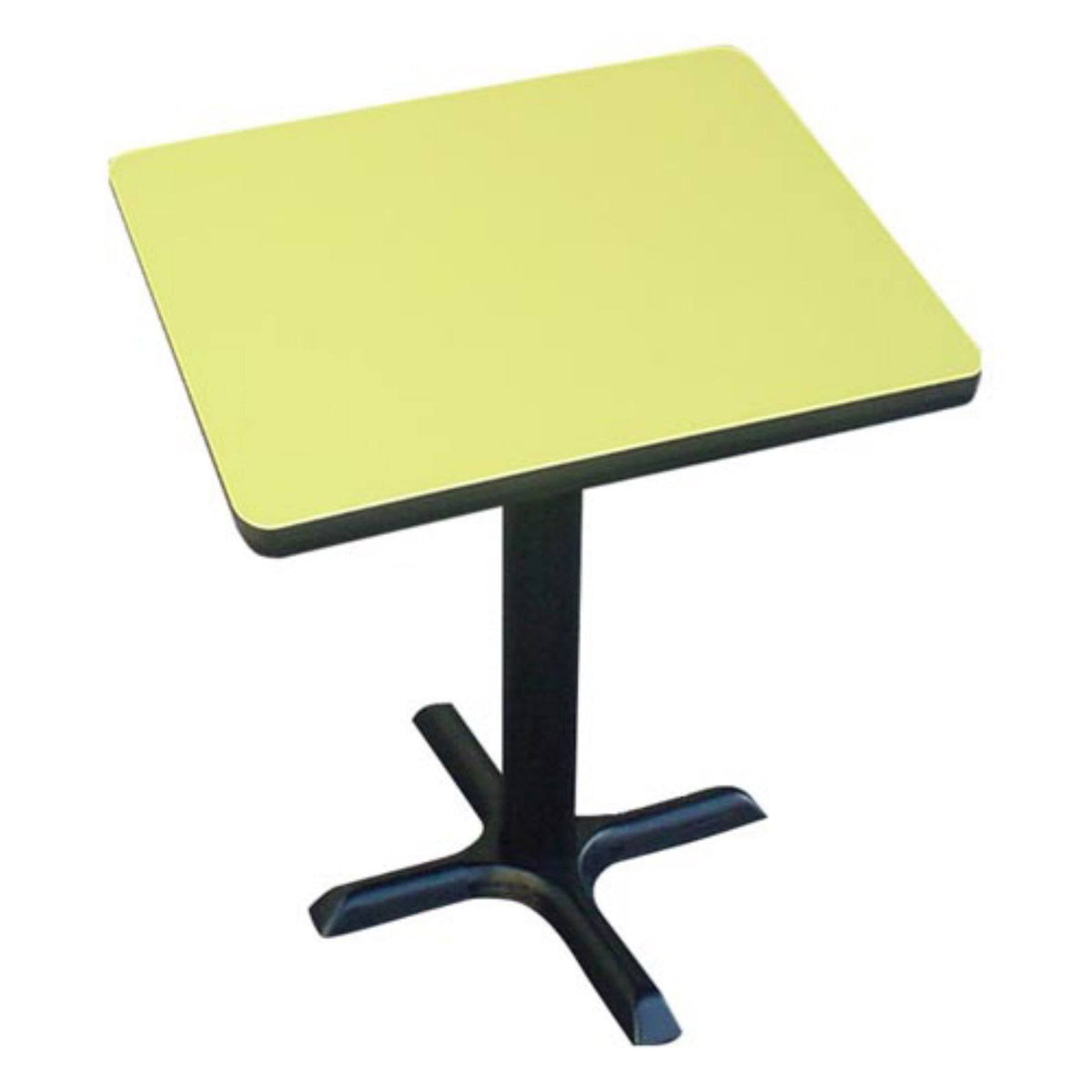 Red Square Pedestal Table D608158