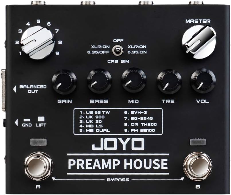 Dual Channel Cabinet Simulator Pedal for Electric Guitar M954