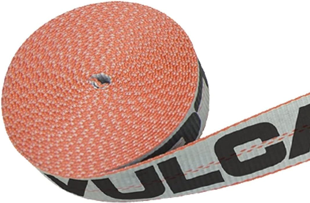 2 Inch x 27 Foot Winch Strap with Wire Hook, 4 Pack R226844