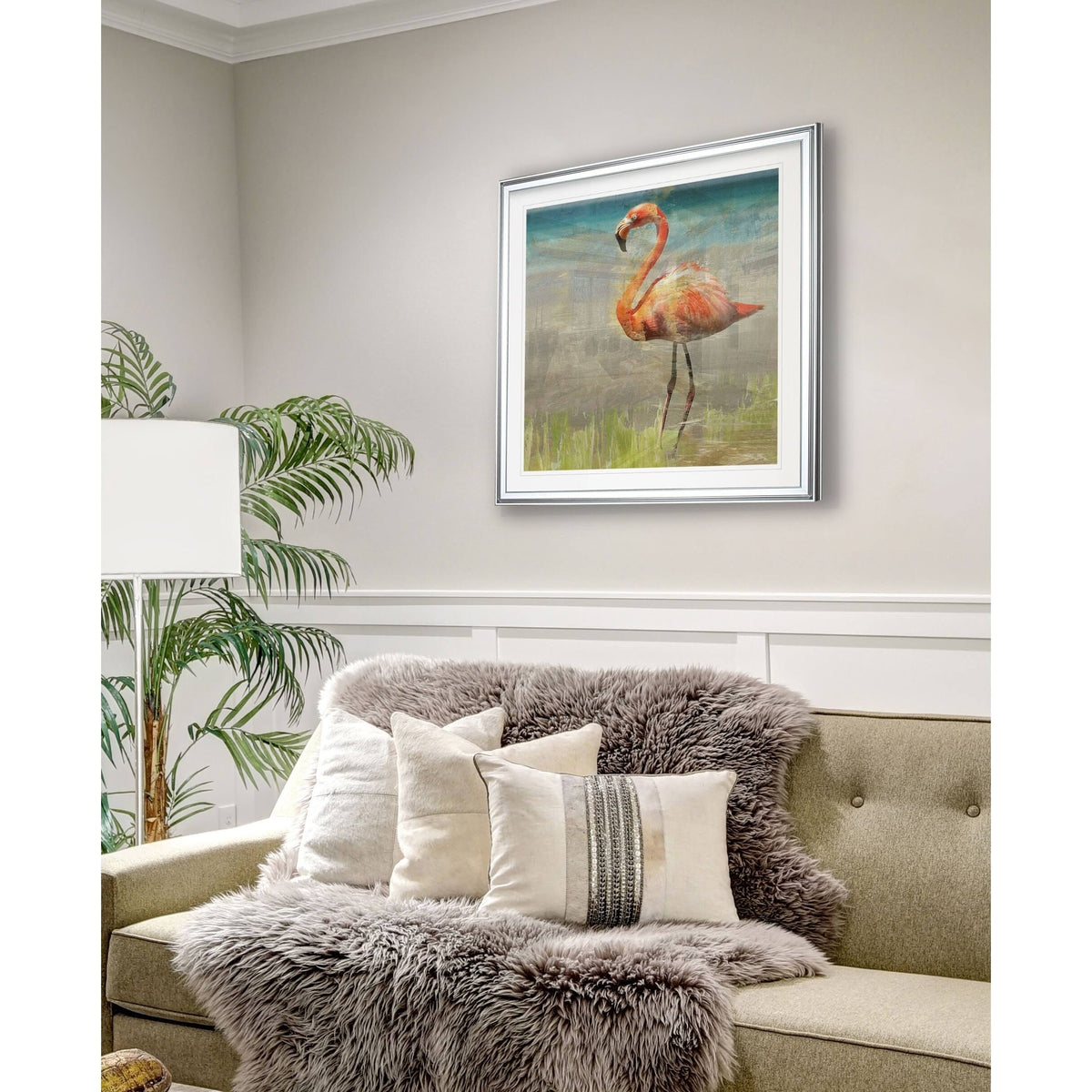 Framed Giclee Print 32 x 32 T700
