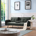 Dark Gray Linen Blend Futon Sofa Bed T715