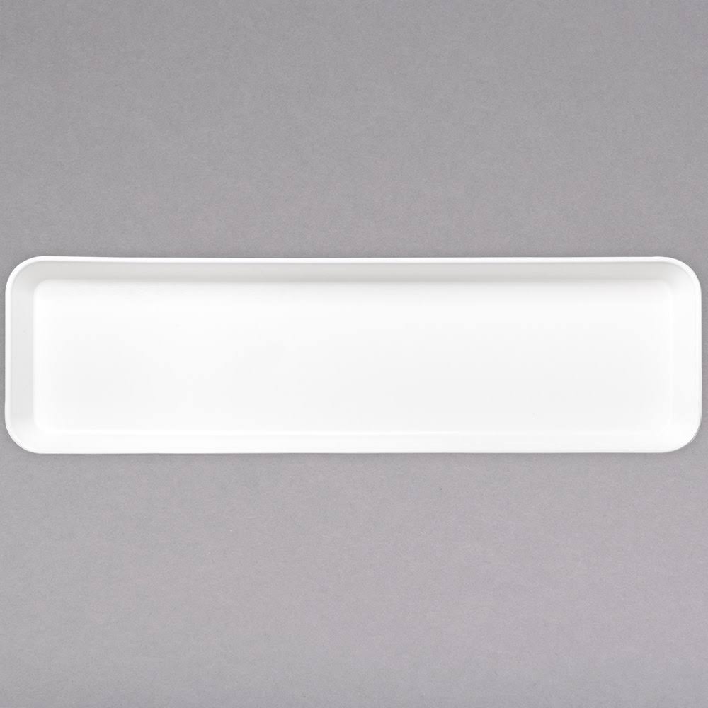 Pearl White 30x22 Fiberglass Market Tray X622