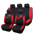 Butterfly Full Set Car Seat Cover Split Air Mesh J277254