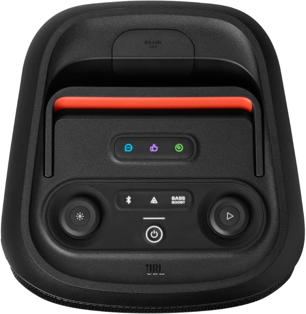 Black Portable Speaker with Foldable Handle E882553