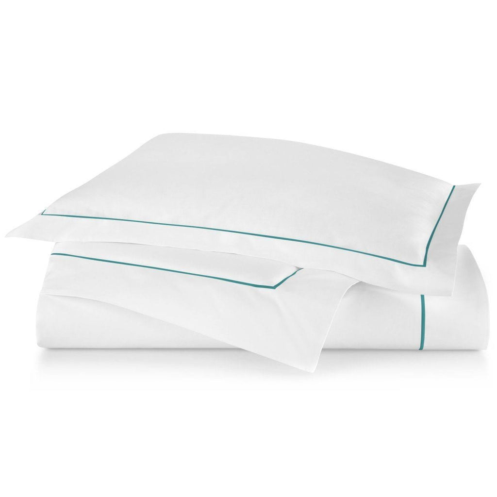 Aqua Percale Duvet Cover W100835