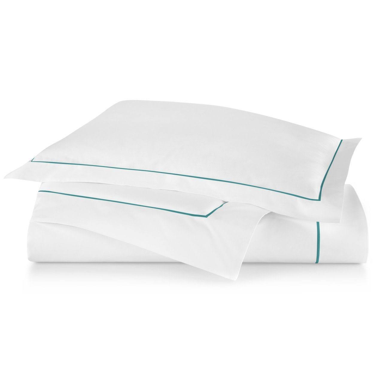 Aqua Percale Duvet Cover W100835