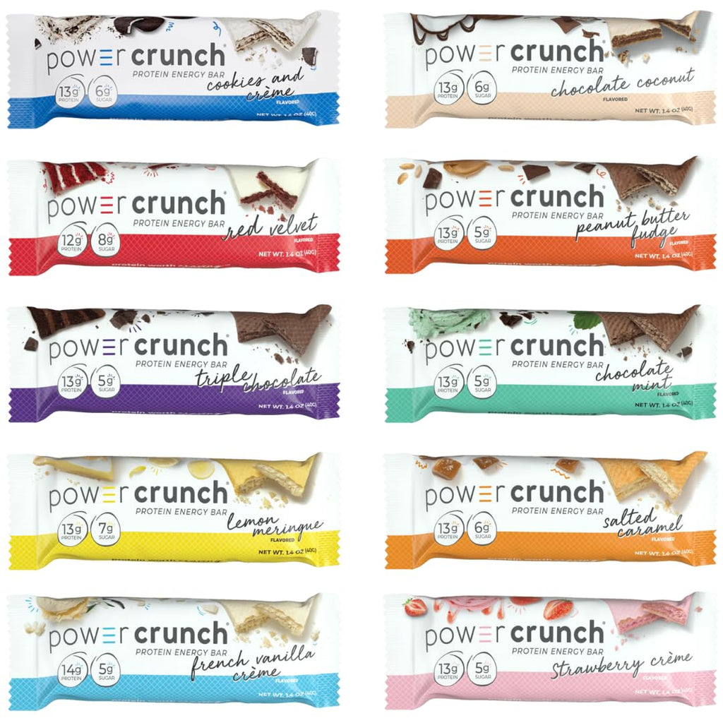 10 Count Variety Sampler Pack Whey Protein Bars J5551
