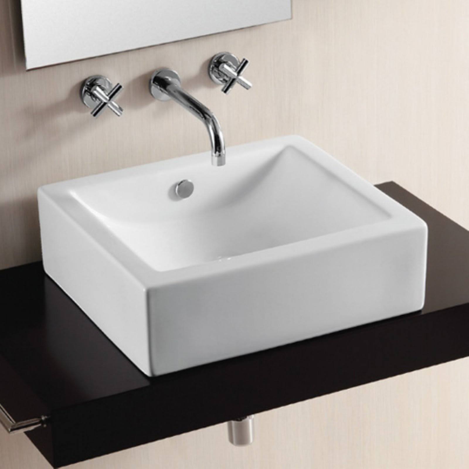 White Bathroom Sink B26807