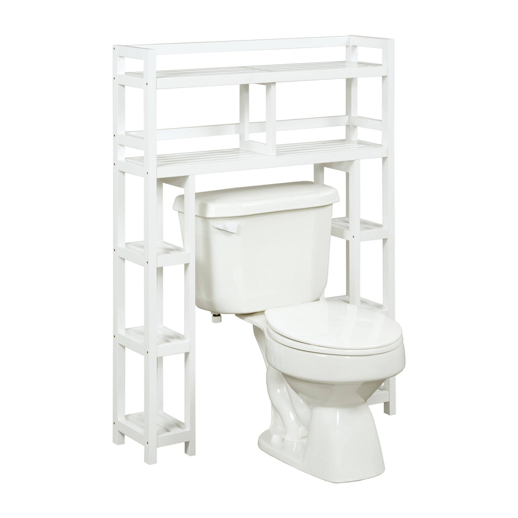 White Bathroom Organizer with 2 Shelves J724