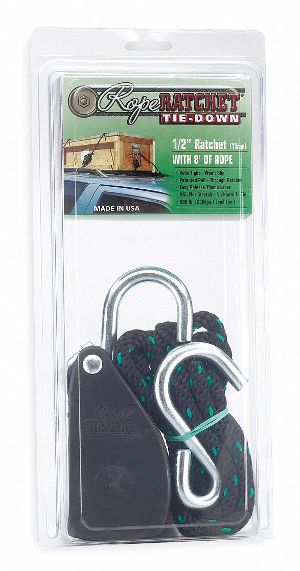 Rope Ratchet Hook 8 ft Polypropylene P33443
