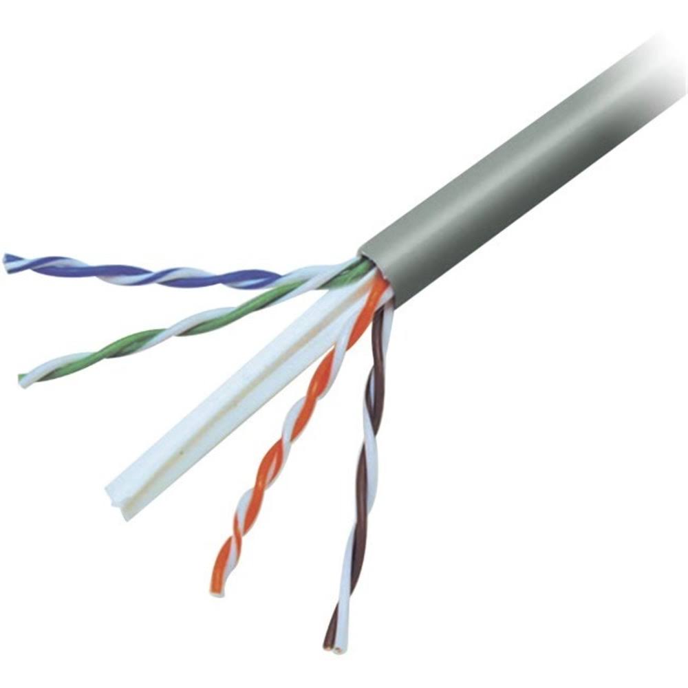 Cat6 Solid Bulk Cable, Plenum - 1000 ft P423