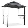 Grey Outdoor Grill Gazebo 8 X 5 Ft W6833