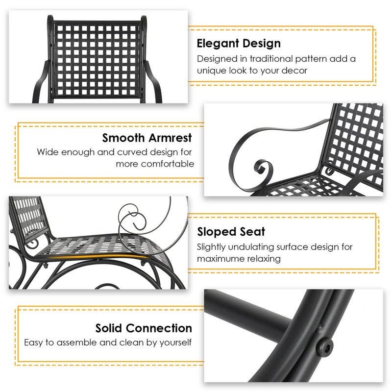 Iron Rocking Chair K25211