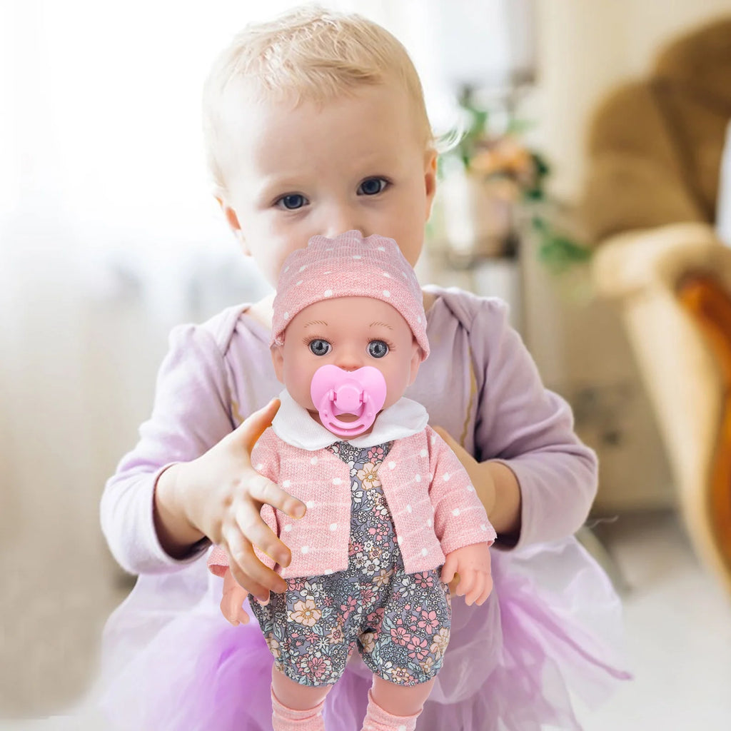 12 inch Realistic Vinyl Reborn Baby Doll with Doll Clothes H569