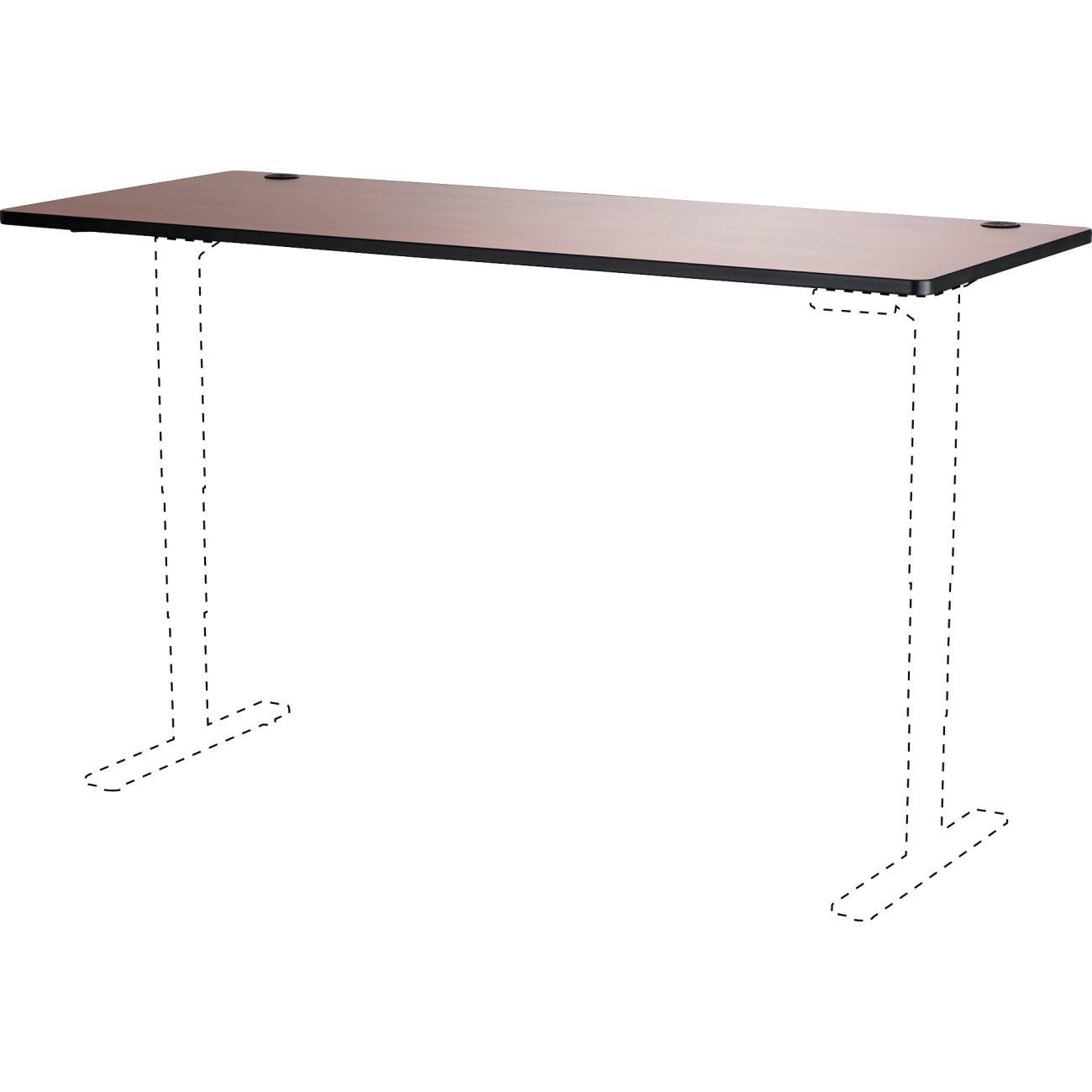 Cherry Laminate Height-Adjustable Table B727841