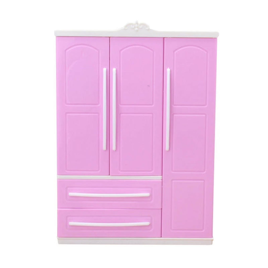 Three-door Dollhouse Playset with Clothes Closet H123756