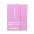 Three-door Dollhouse Playset with Clothes Closet H123756