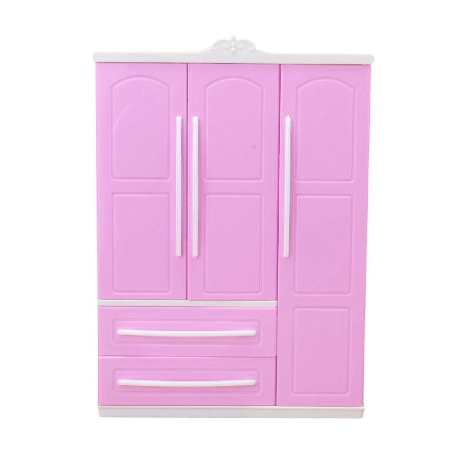Three-door Dollhouse Playset with Clothes Closet H123756