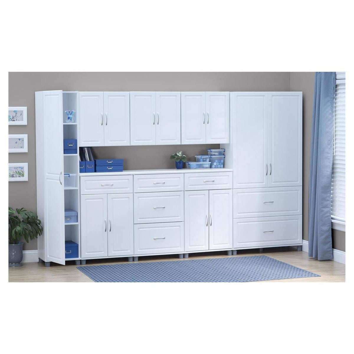 White Storage Cabinet M349