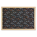 Printed Fabric Poster with Frame, 35" x 23" N275
