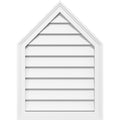 Peaked Top Surface Mount PVC Gable Vent Q361205