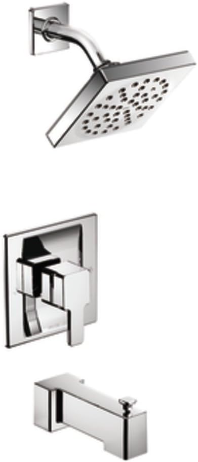 Chrome Single Handle Tub and Shower Trim with Showerhead D67891