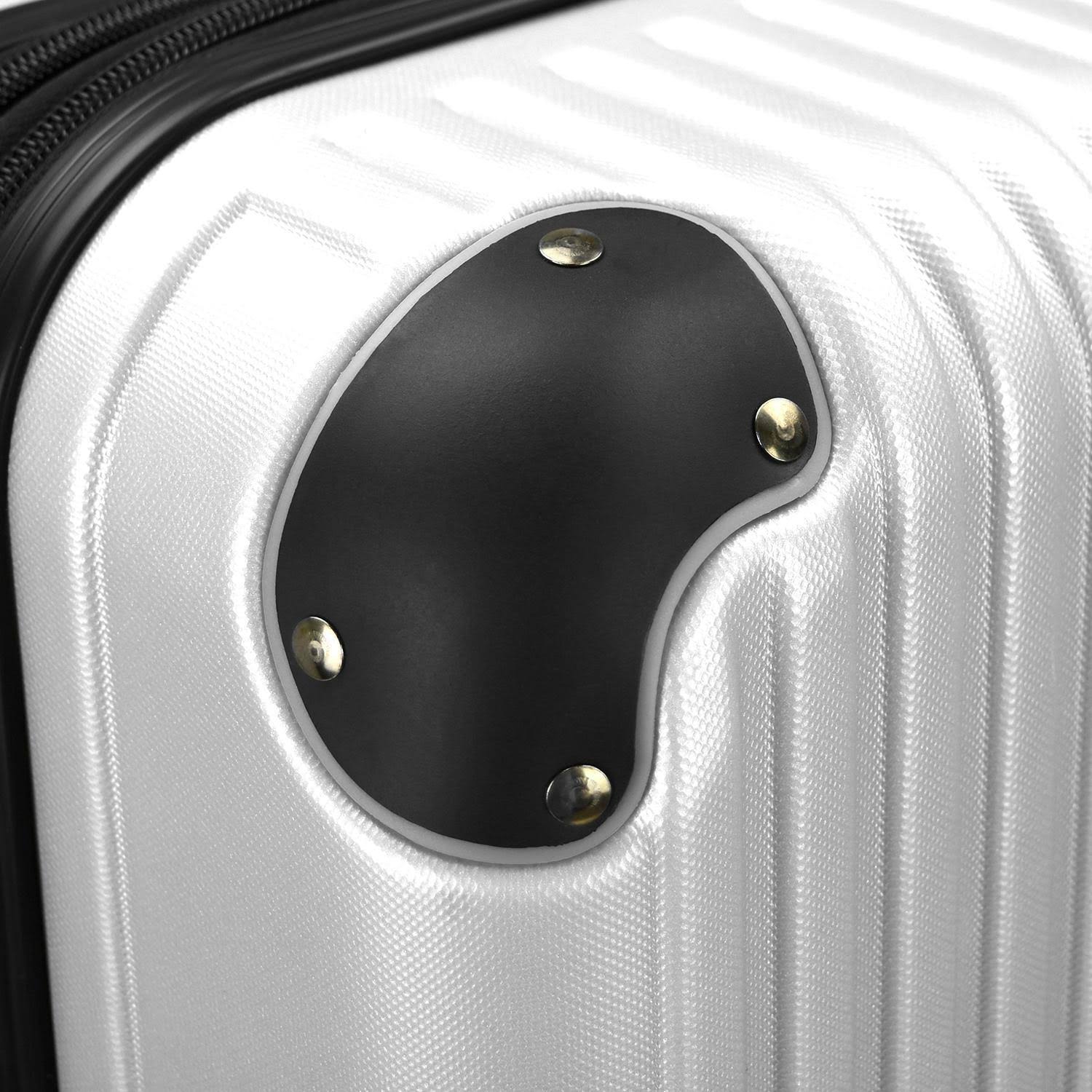 Pear White 3-Piece Hardside Expandable Spinner Set E334278