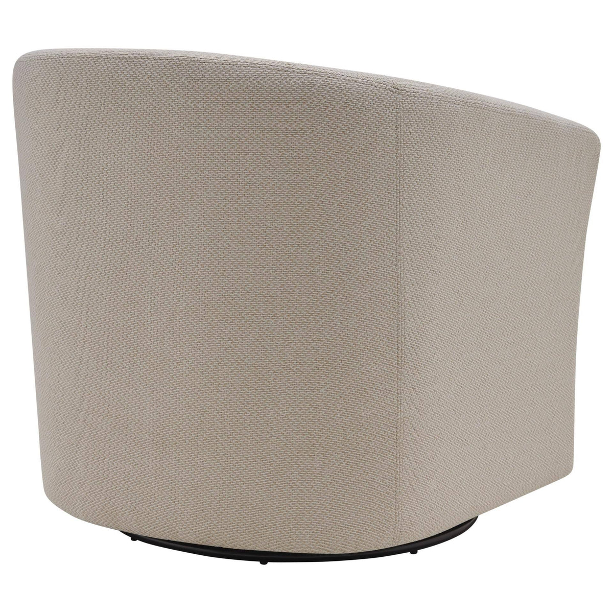 Cream Fabric Swivel Chair O584926