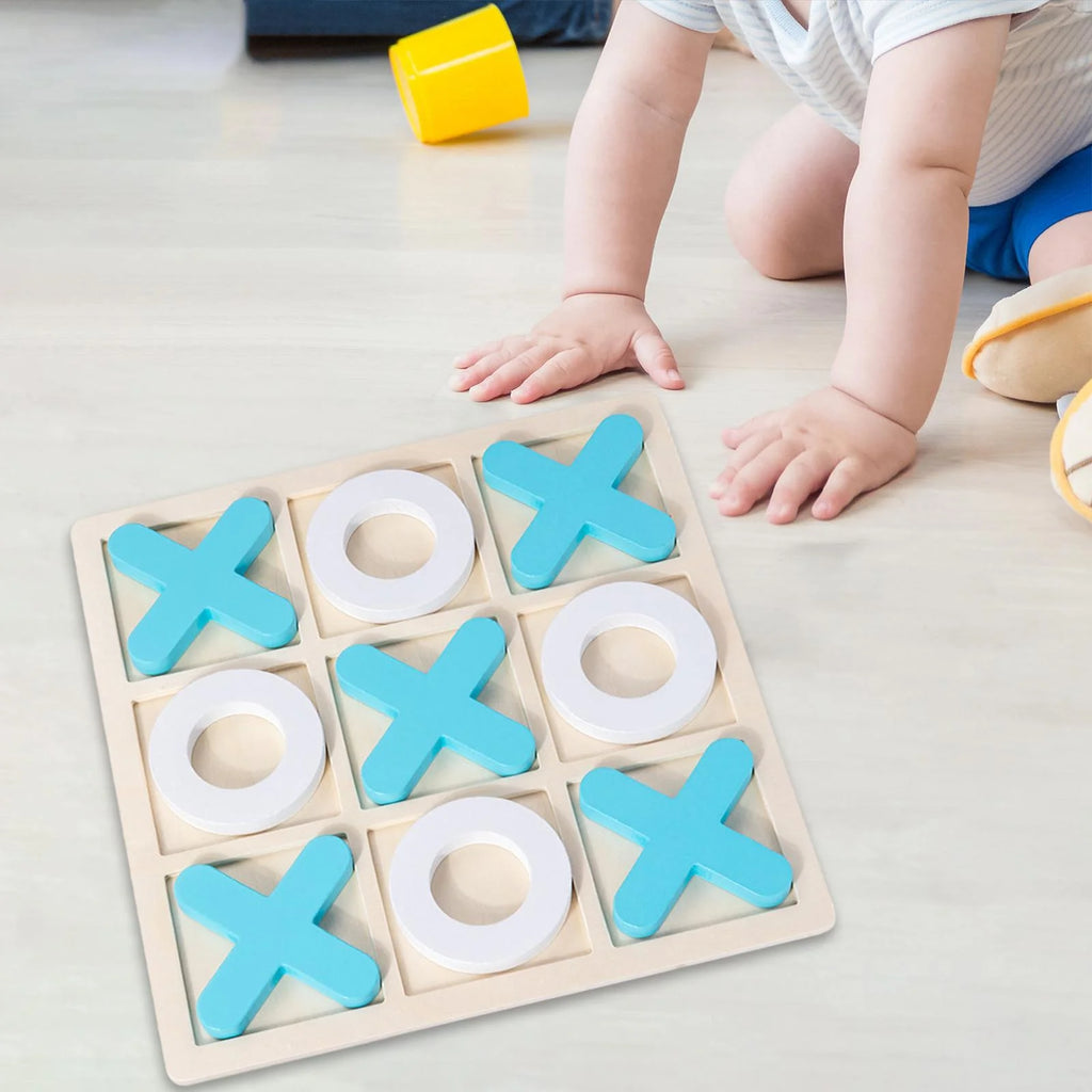 Wooden Tic Tac Toe Game 30x30x1.5cm S189730