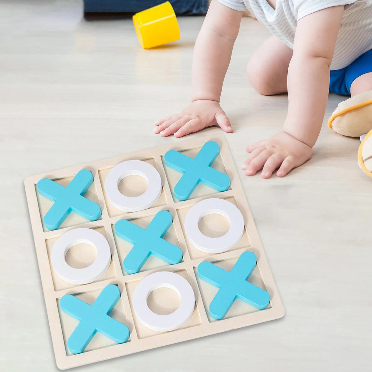 Wooden Tic Tac Toe Game 30x30x1.5cm S189730
