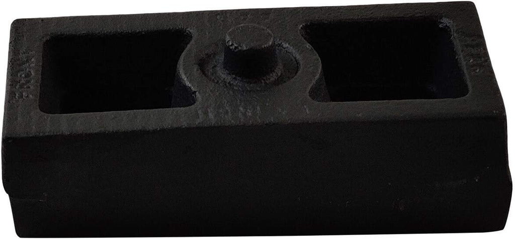 2 Rear Suspension Lift Solid Cast Iron Blocks Extra Long 12.5 Square Leaf Spring Axle U Bolts S6144