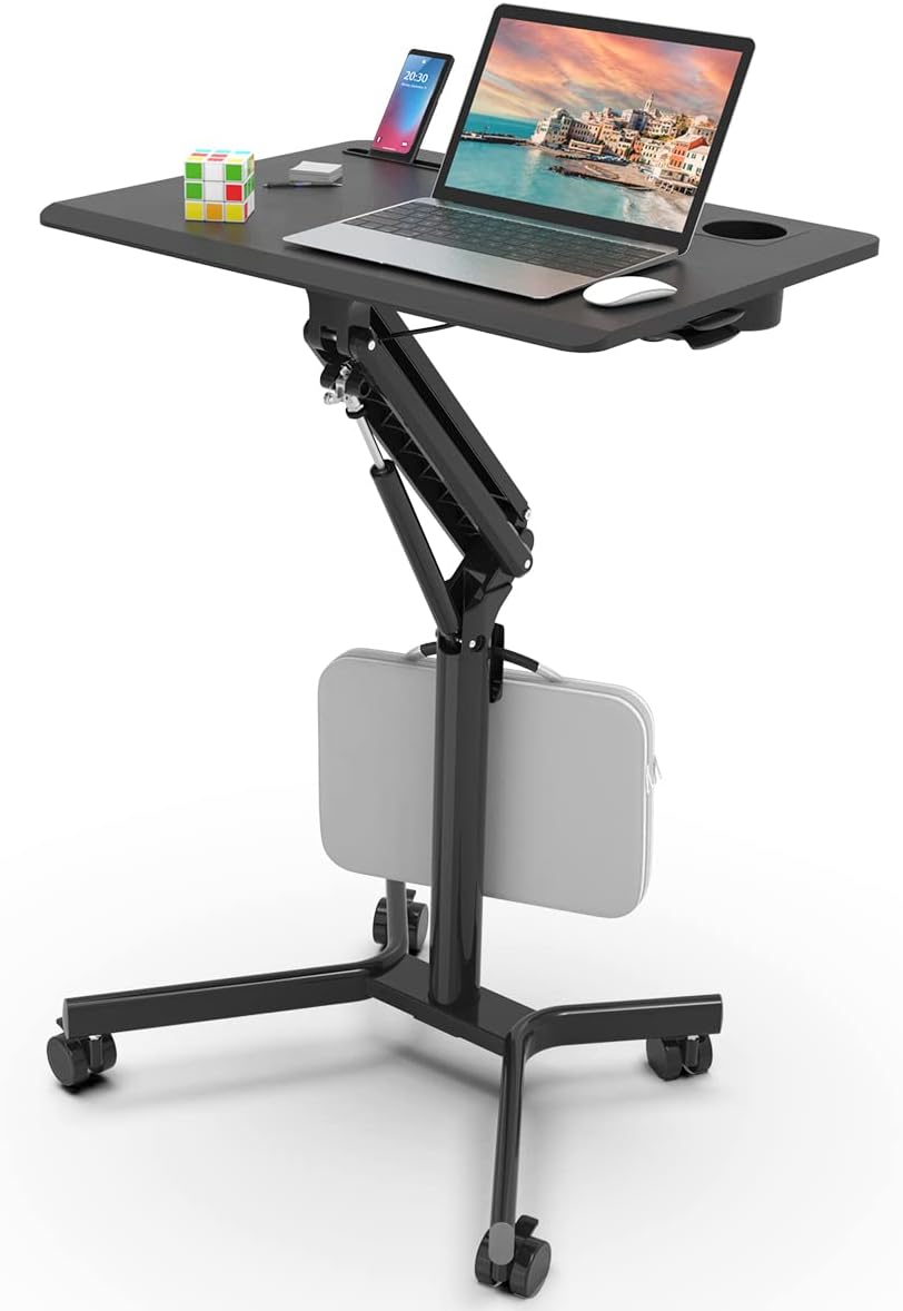 Portable Laptop Desk with Wheels U163125