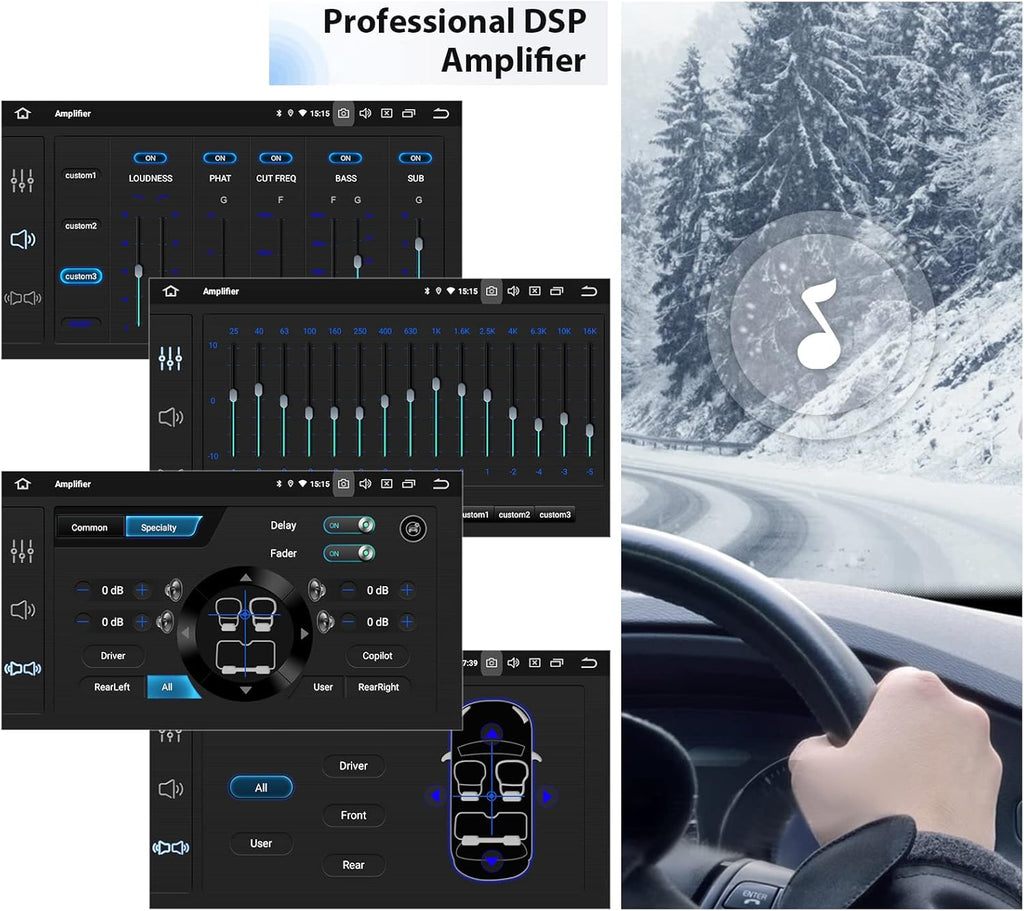 9 Inch Android Car Stereo with Navigation Carplay Android Auto DSP Radio K242317