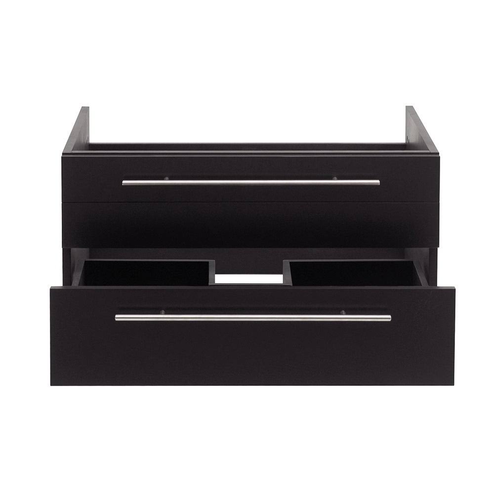 Espresso Wall Hung Undermount Bathroom Cabinet F910299