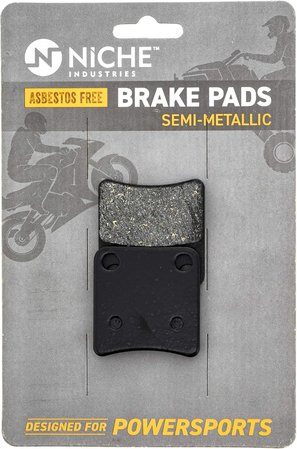 Brake and Parking Pad Set, Semi-Metallic, Pack of 2 S6368