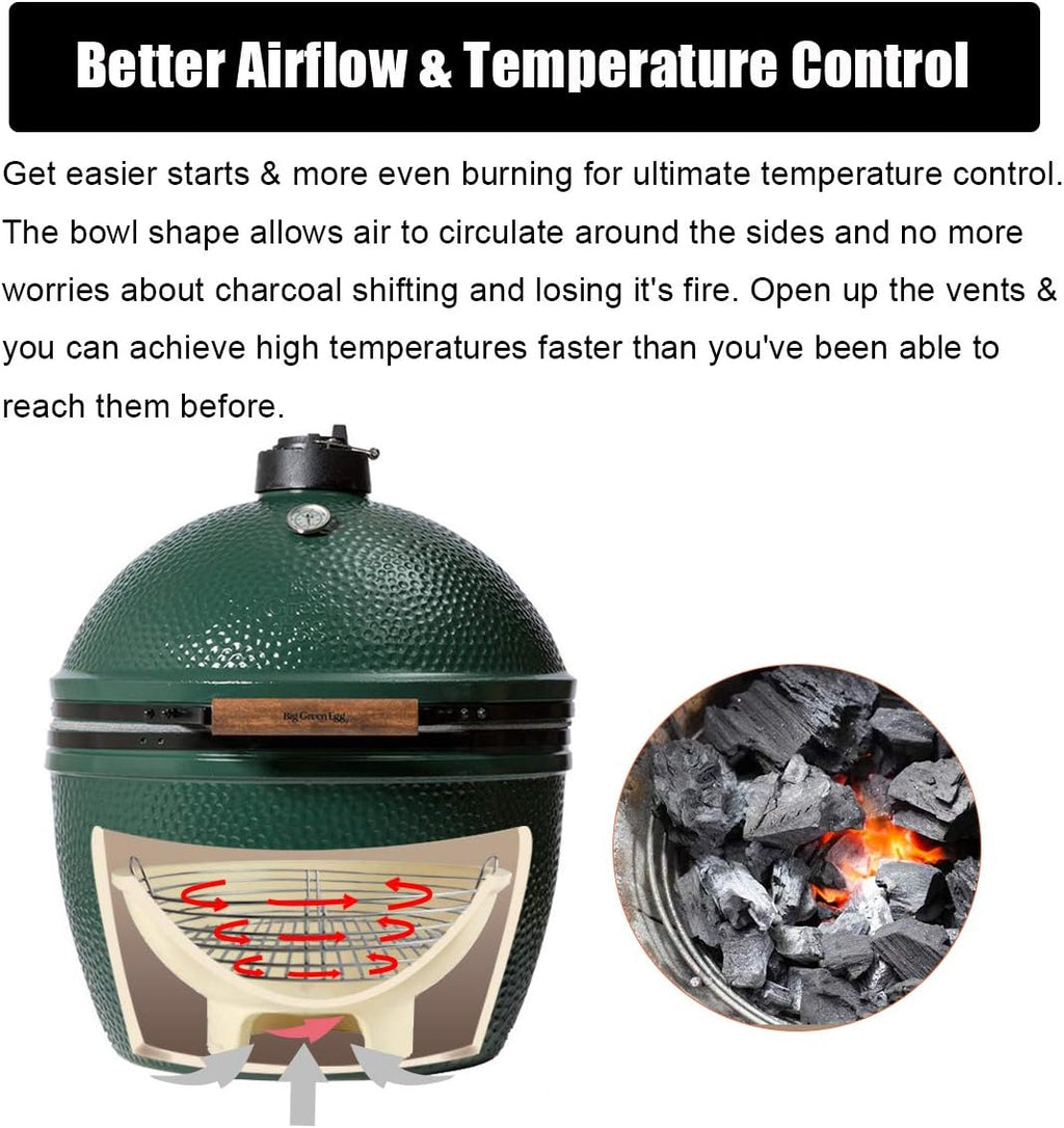 Stainless Steel Lump Charcoal Fire Basket with Divider L192