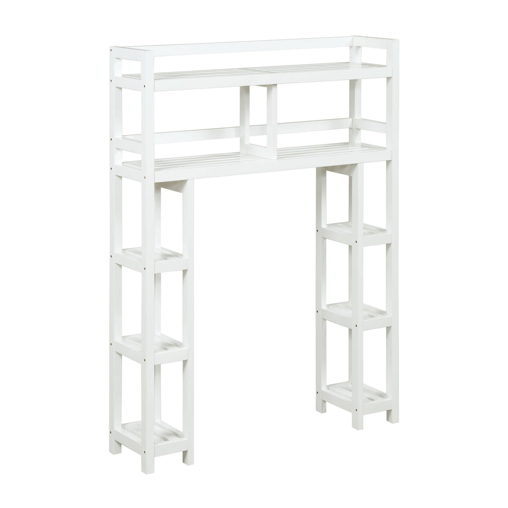 White Bathroom Organizer with 2 Shelves J724