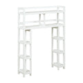 White Bathroom Organizer with 2 Shelves J724