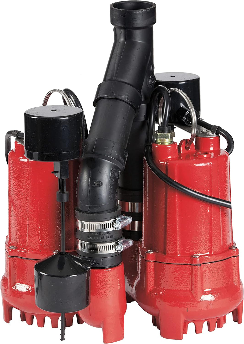 1/3 HP Dual Automatic Cast Iron Sump Pump System with 10-Foot Power Cord A5307