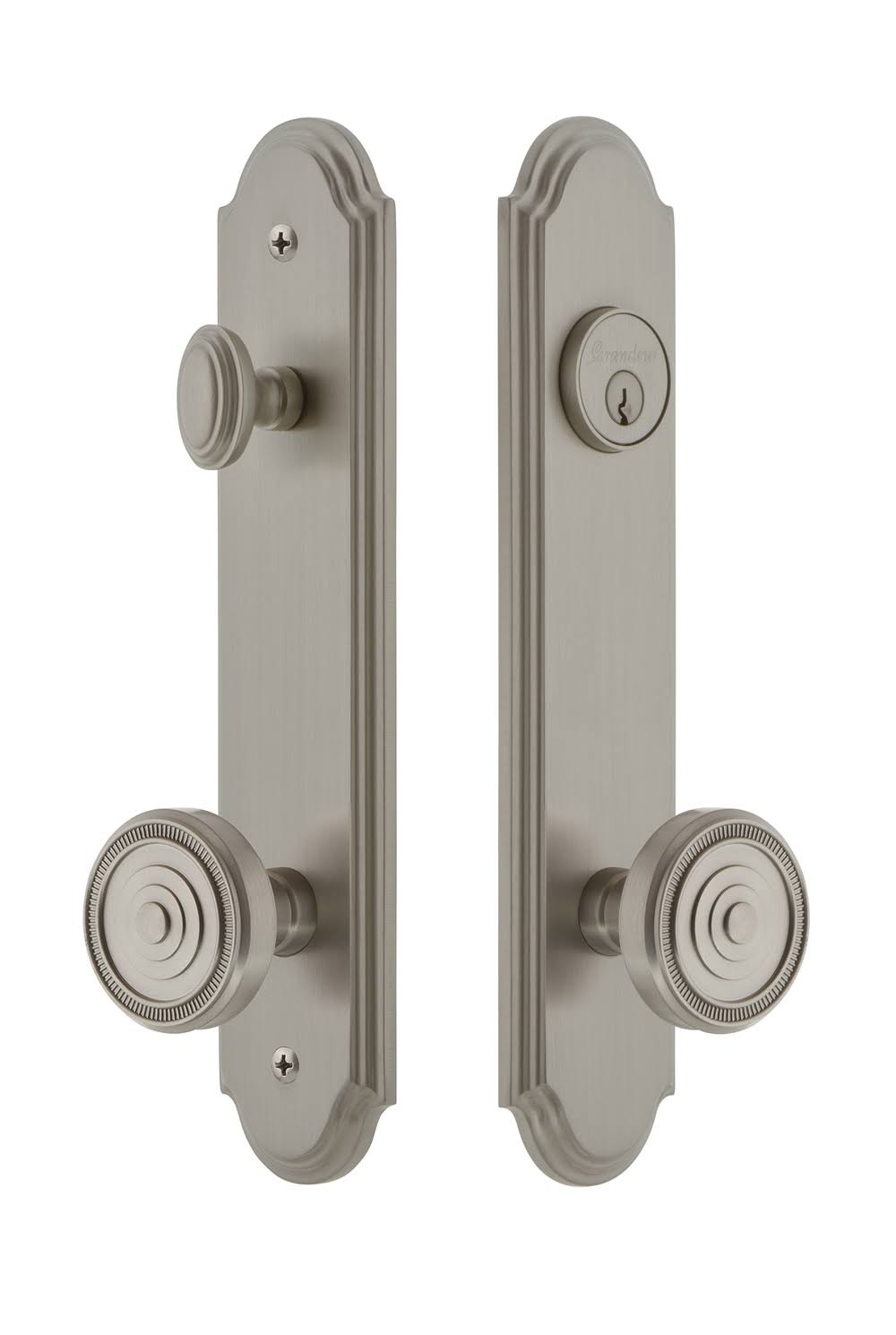 Satin Nickel Entry Knob U60452